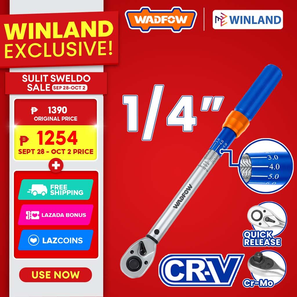 Winland Heat Treatment Preset Torque Wrench Set - WADFOW WWQ1D