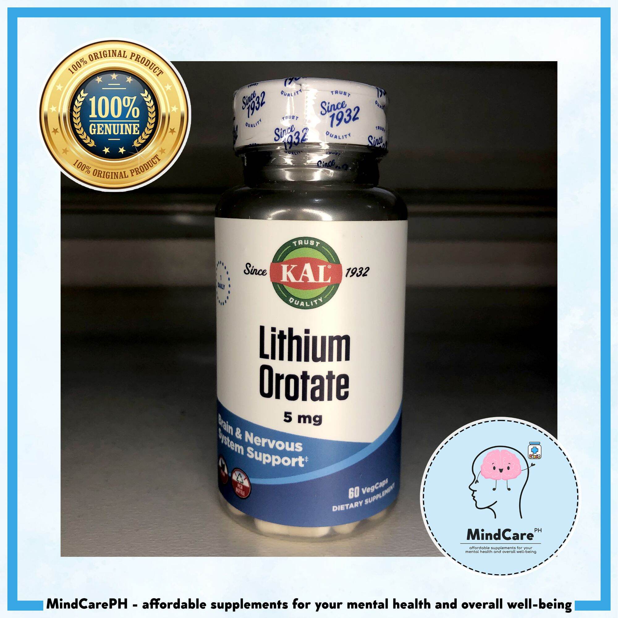 LITHIUM OROTATE 60 Days 60 Capsules | Lazada PH