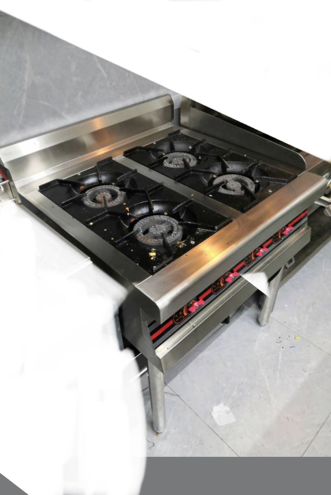 Commercial 4 Burner Stove with Stand (High Pressure) Lazada PH
