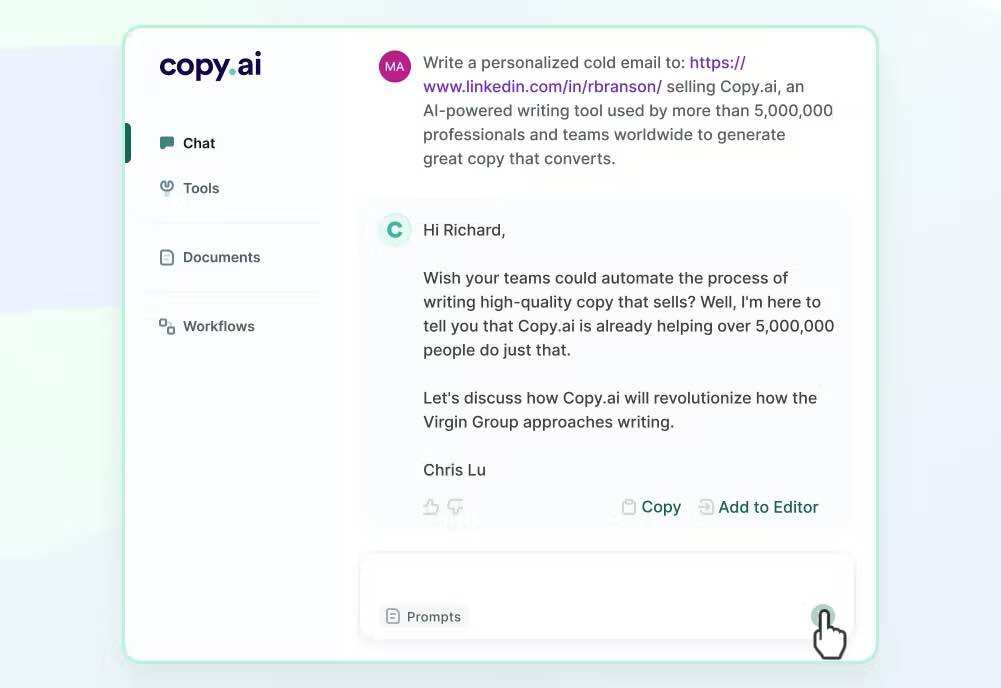Copy.ai Premium Account. 