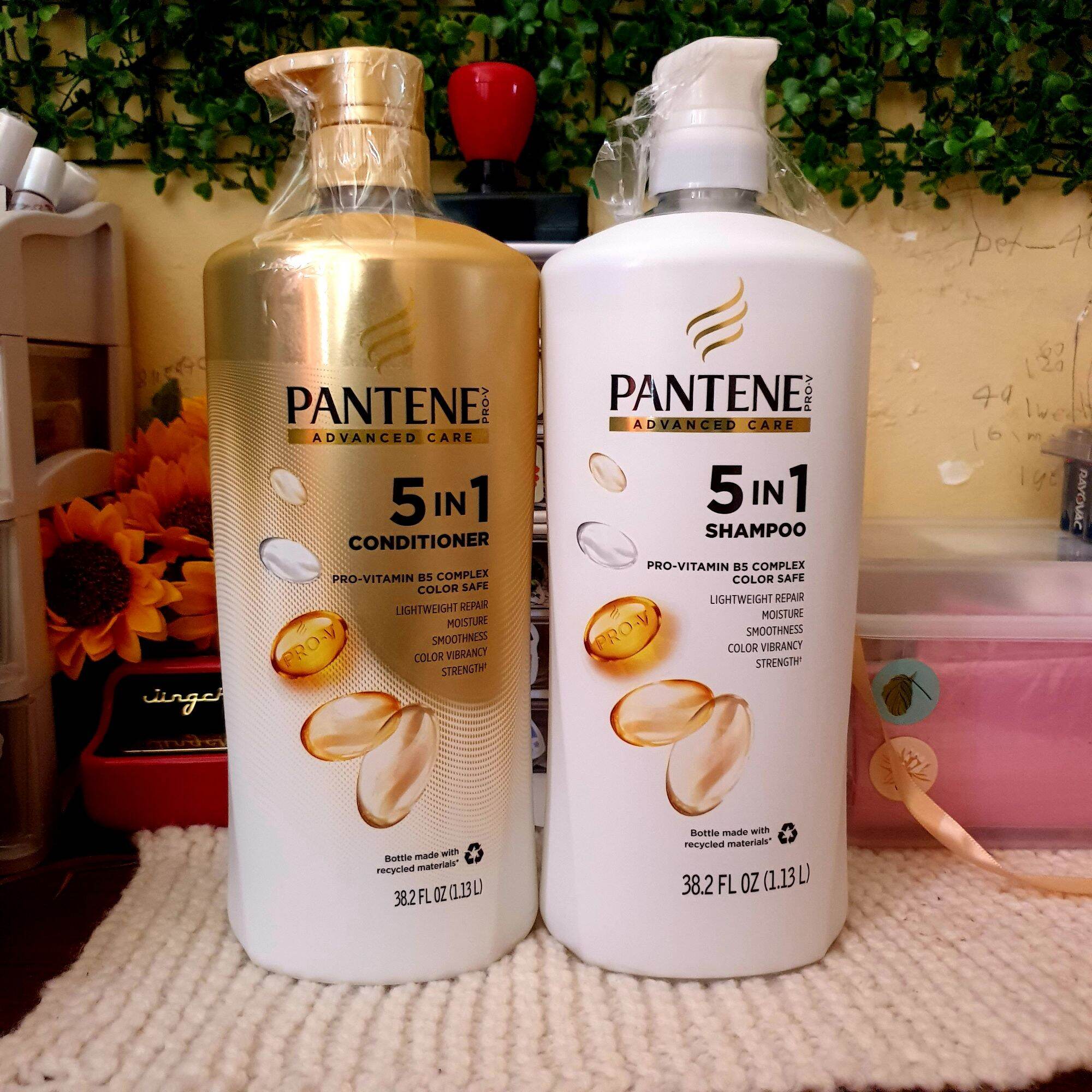 Pantene 5 in 1 Shampoo and Conditioner US product Lazada PH