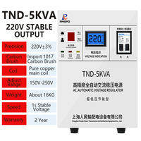 TND-5KVA Single Phase High Precision Automatic Voltage Regulator Voltage Stabilizer Servo Motor Type with Time Delay