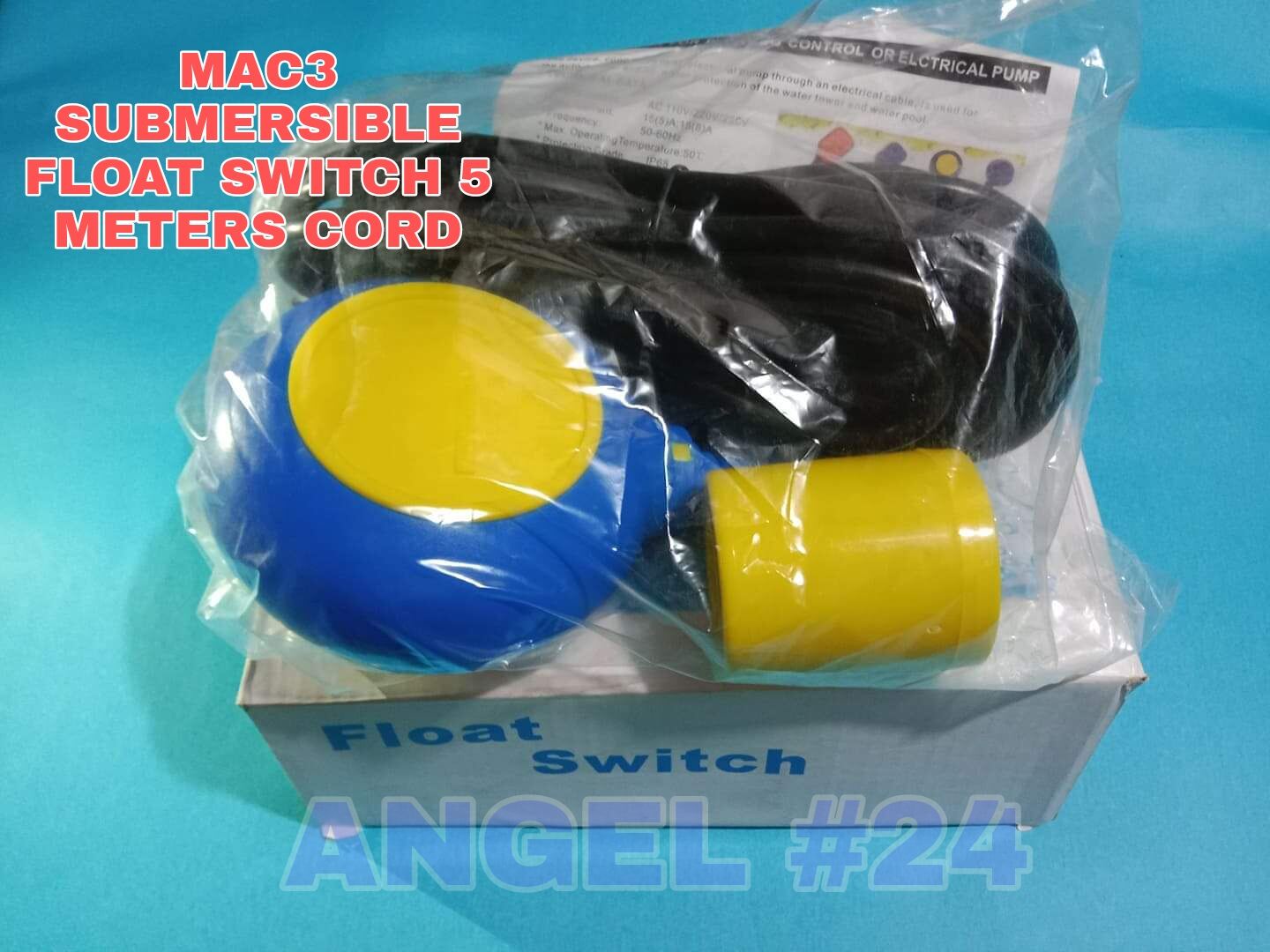 MAC3 SUBMERSIBLE FLOAT SWITCH 5 METERS CORD | Lazada PH