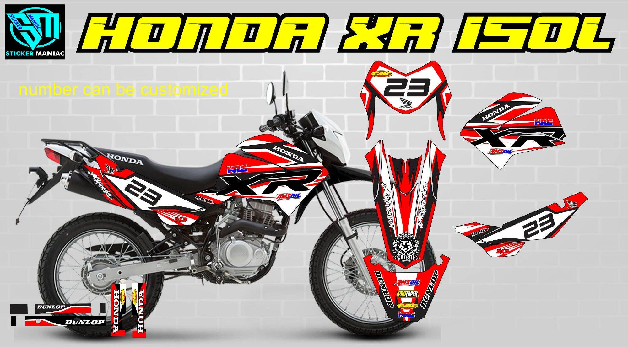 Honda Xr 150l Full Body Decals Lazada Ph 2712