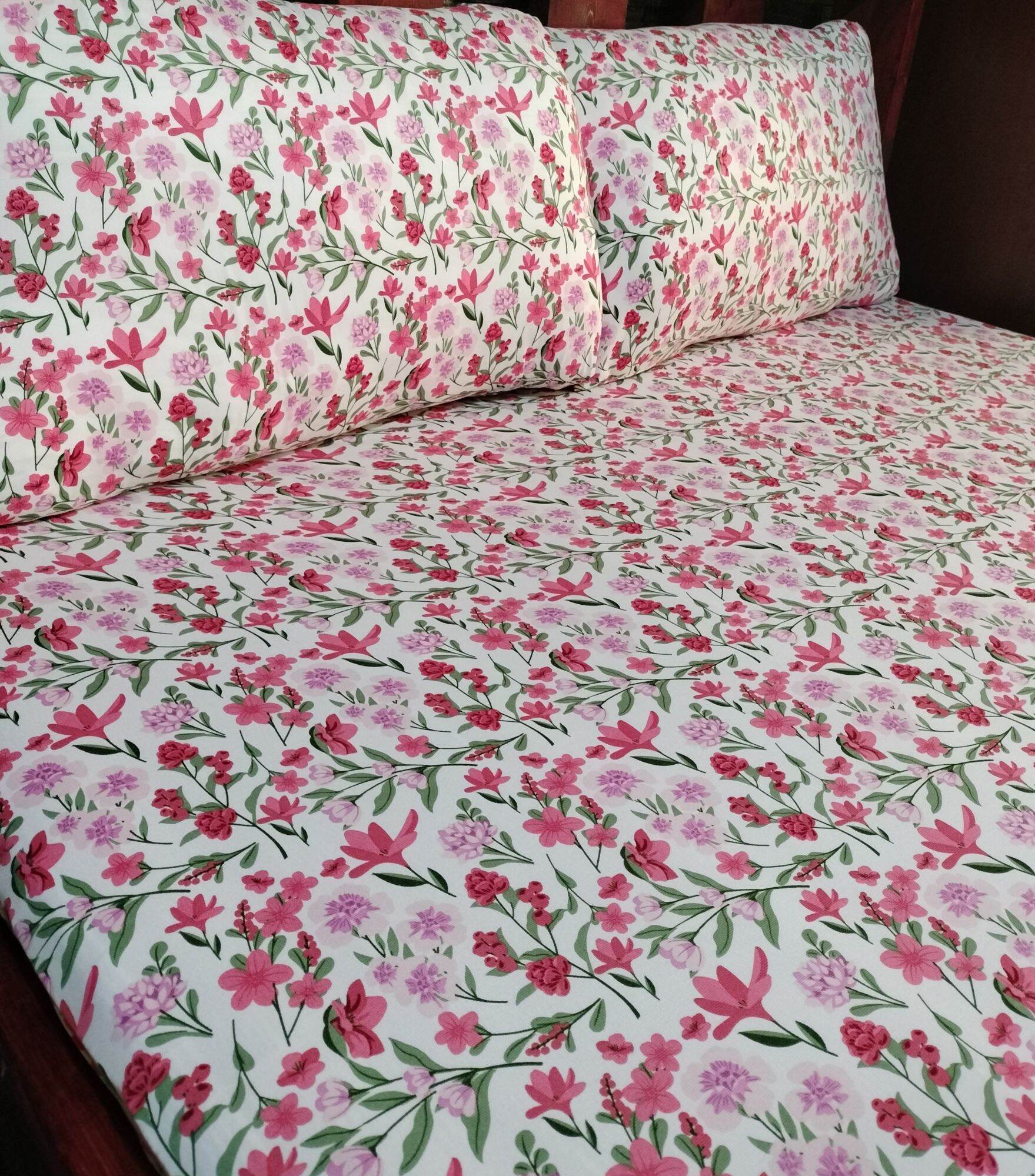 FREE POUCH NO GUSOT NO LUKOT BEDSHEET FULLY GARTERIZED WITH 2 PILLOW