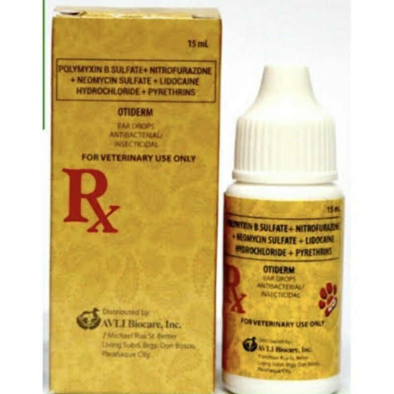 Otiderm Ear Drops for Dog & Cat (with FREEBEE) Lazada PH