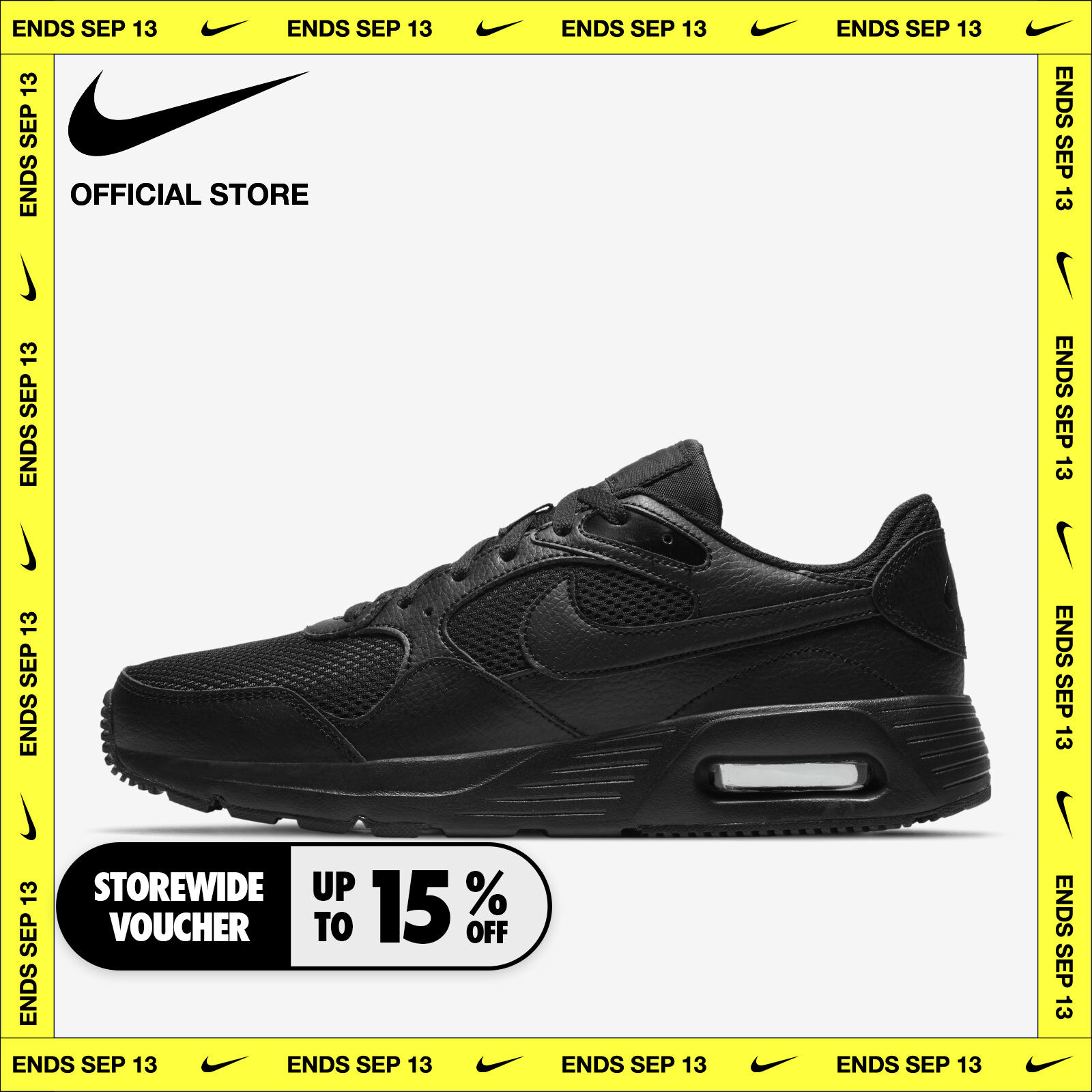 Nike Men's AIR Max SC Shoes - Black