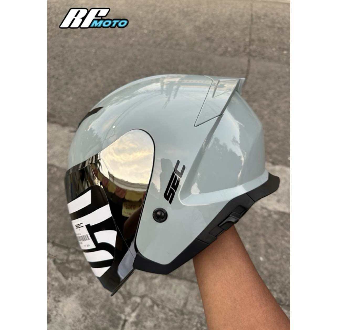 Sec Payon Latest Half Face Dual Visor Helmet