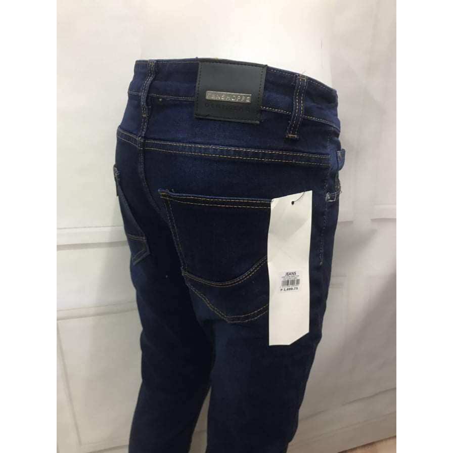 Penshoppe dark blue stretchable skinny jeans pants for men 26-36 de de