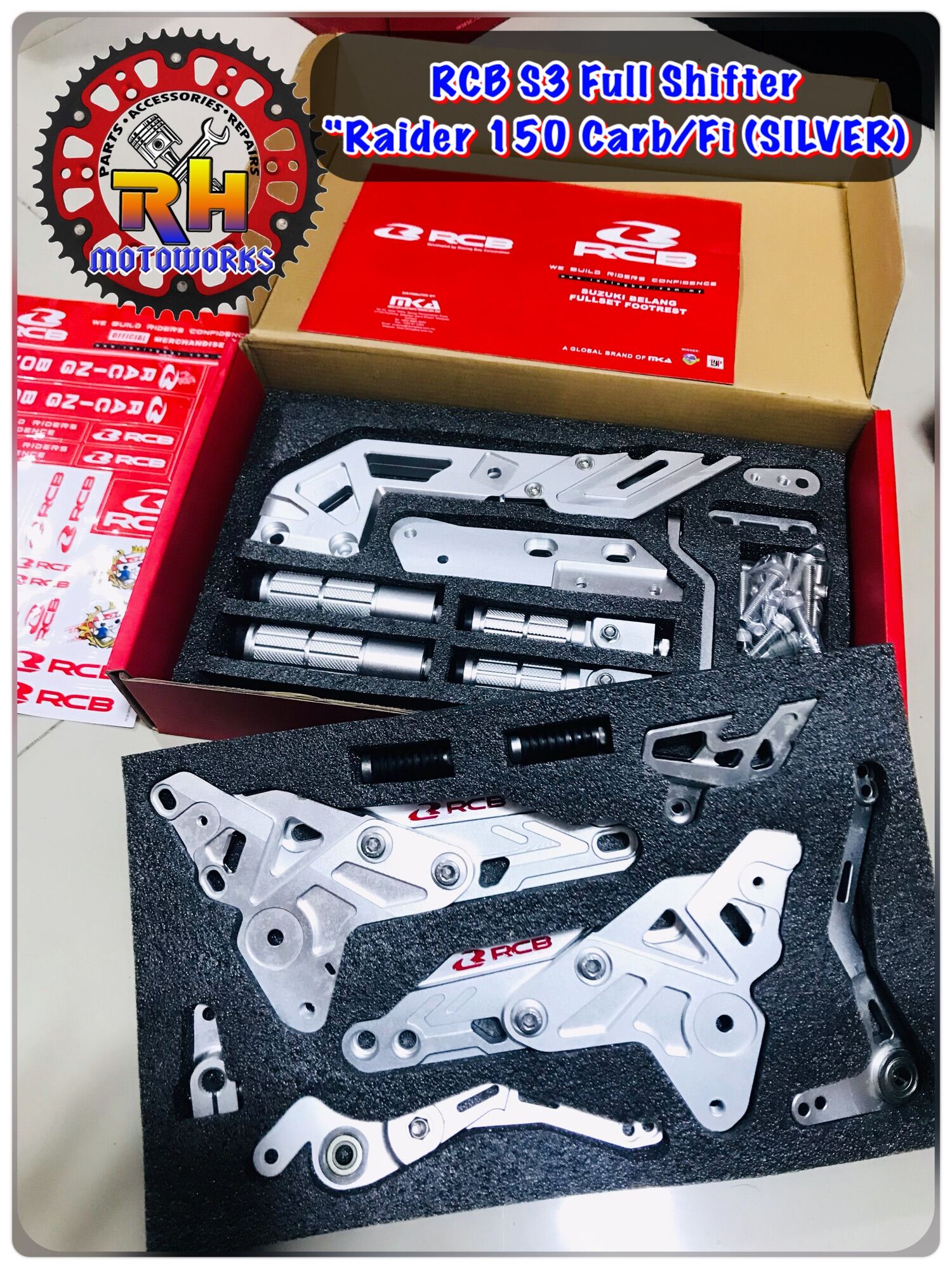 RCB S3 Full Shifter for Raider 150 Carb/ Fi