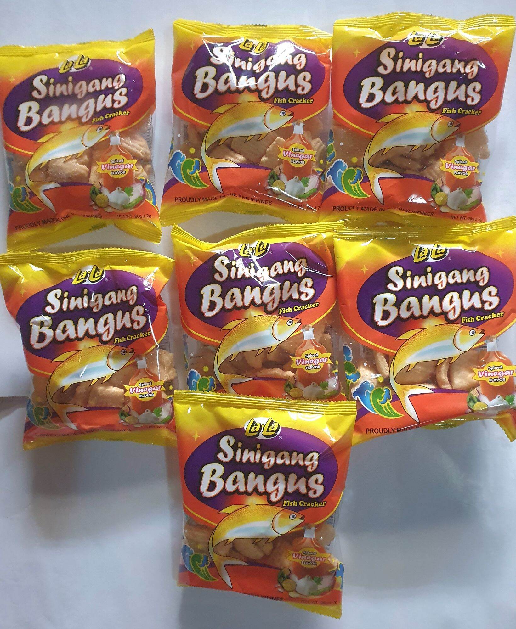 7 pcs Lala Sinigang Bangus Fish Cracker