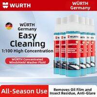 WURTH | All-Season Windshield Washer Fluid for Oil Film Removal and Insect Residue Cleaning
