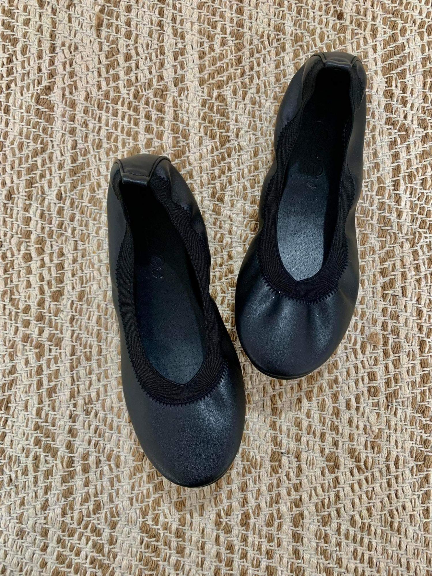 Marikina Ballet Flats Shoes: - Plain Black - Add 1 size for Regular ...
