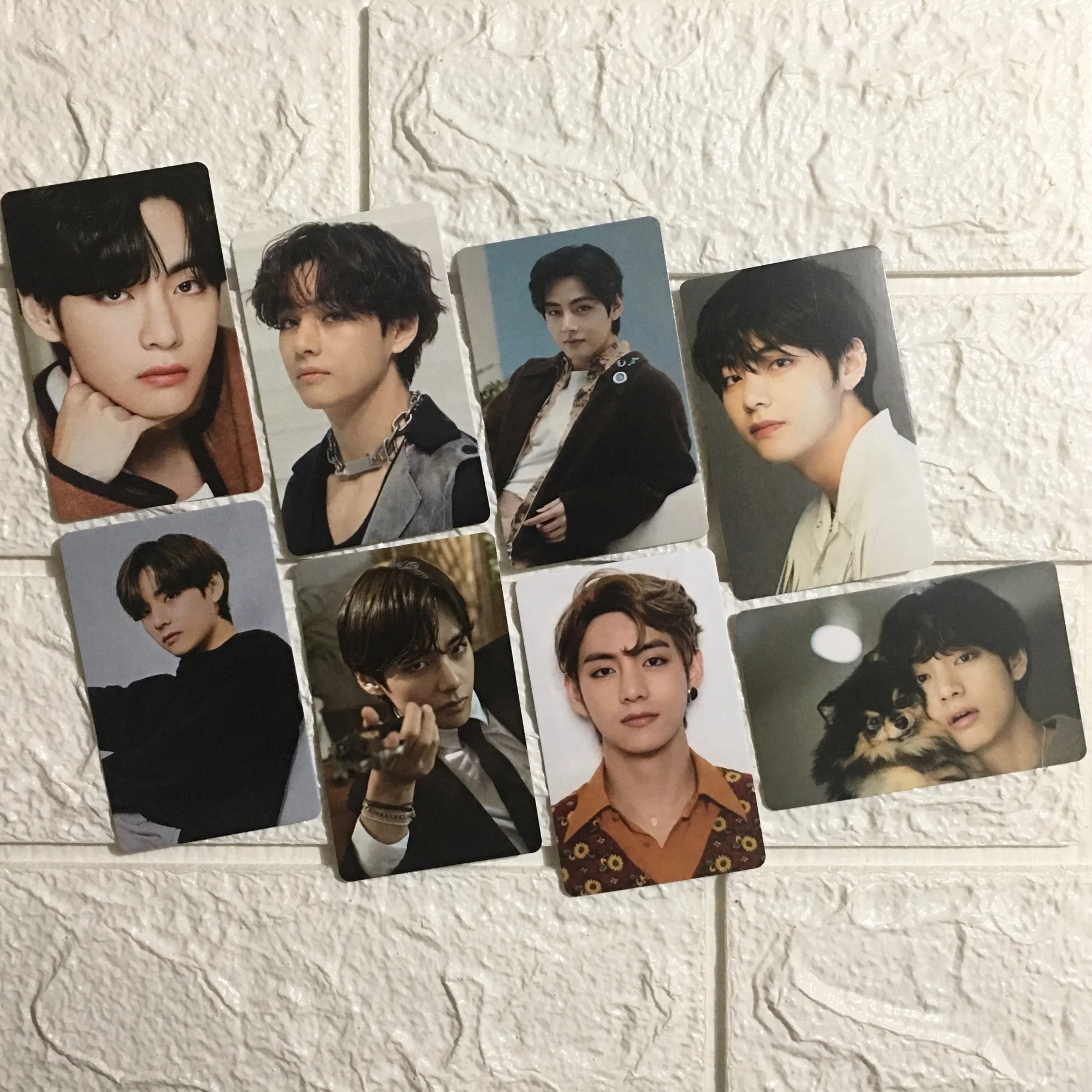 8pcs V Taehyung BTS Photocard Unofficial Collection - Personal Pick Set A