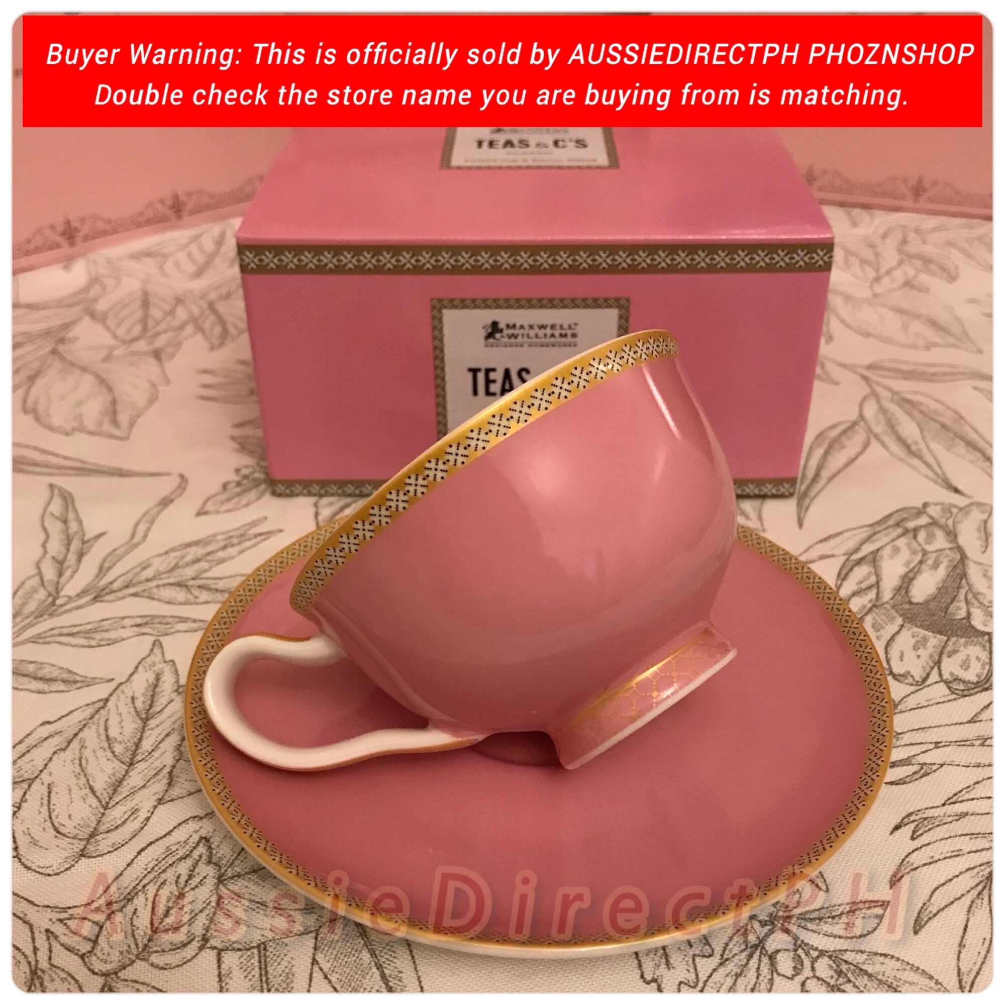 1SET MAXWELL WILLIAMS TEACUP TEA CUP & SAUCER SET TEAWARE COLLECTION