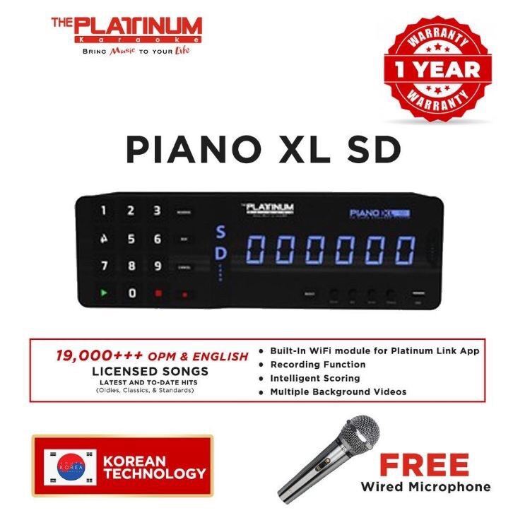 ORIGINAL PLATINUM KARAOKE PLAYER PIANO XL /SD 1.5 VERSION