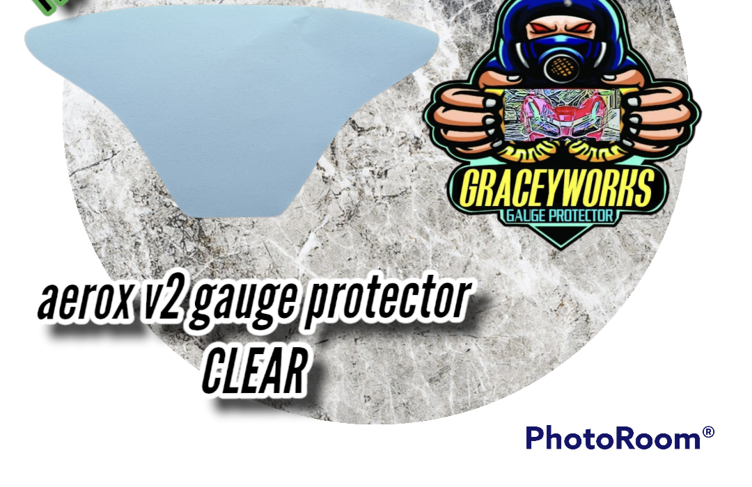 AEROX V2 GAUGE AND GARNISH PROTECTOR (MACHINE CUT)