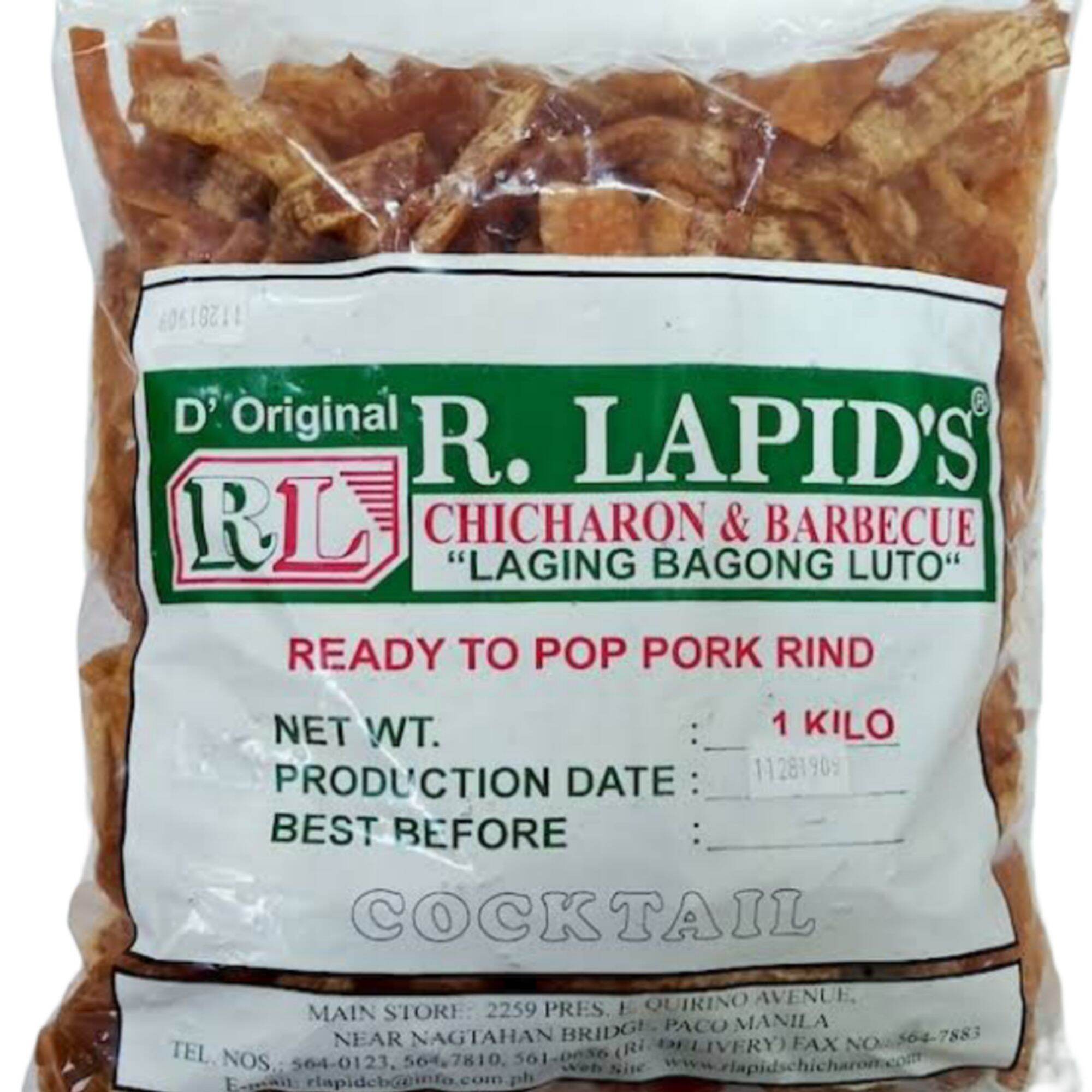 R Lapid's Chicharon Cocktail Ready to Pop 1kilo | Lazada PH