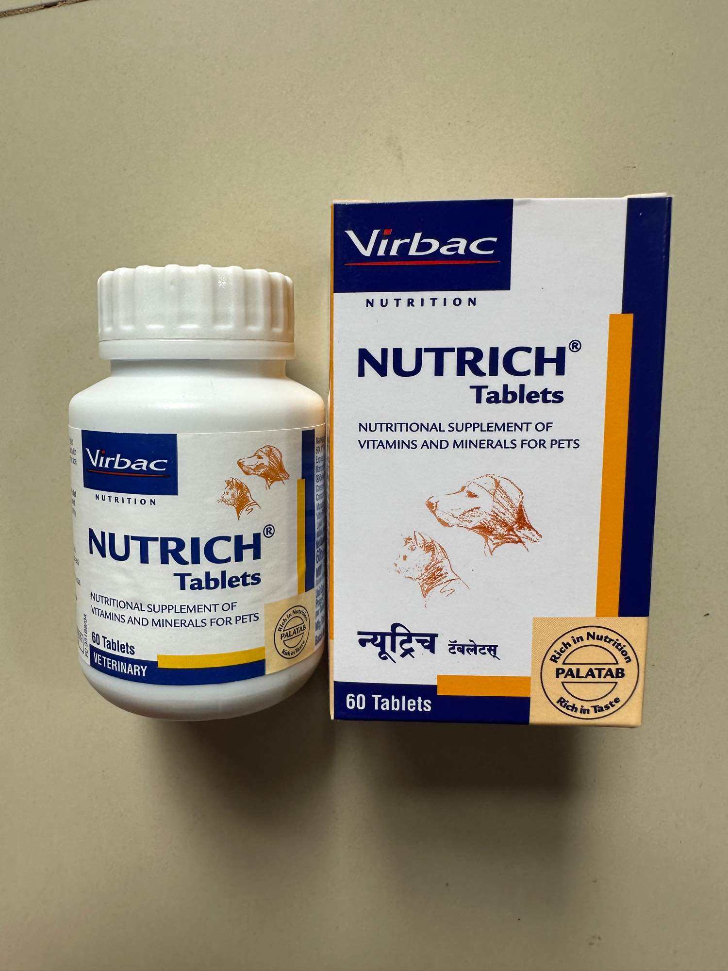 Virbac Nutrich Supplement 60 & 30 tablets( Expiration 2025) Lazada PH
