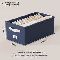 WOZUN | Clothing Organizer Divided Drawer Pants Underwear Storage Box