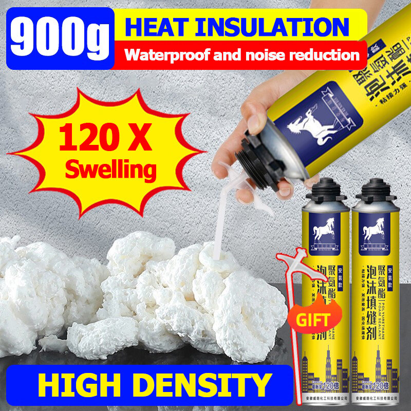 Waterproof Foam Spray Sealant - 900g High Foaming Volume