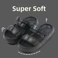 QIAOHUI | Anti-slip Thick Bottom Mens Sandals Slippers EVA