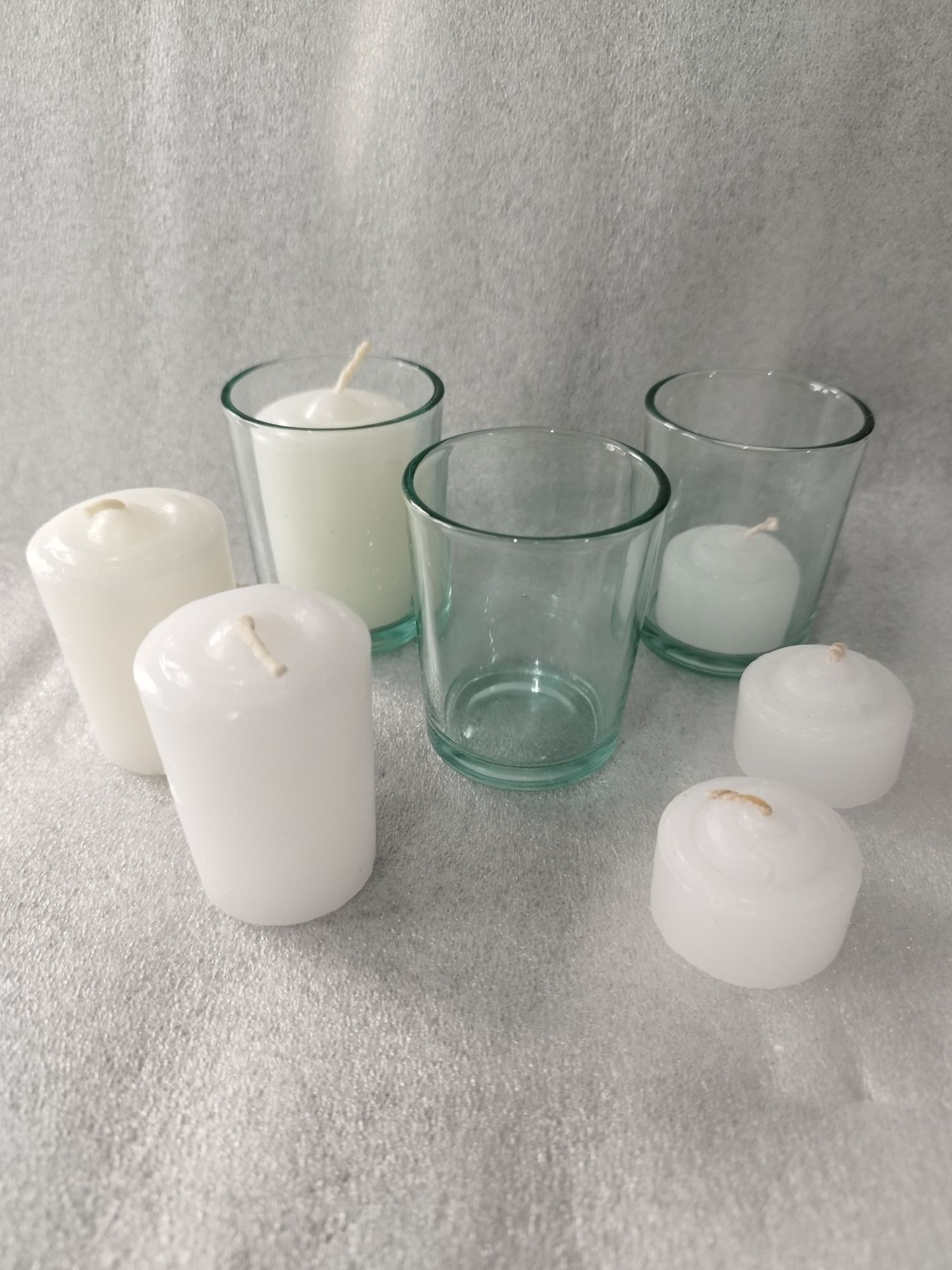 HOMEMAXS 6pcs Candle Holders Iron Candle Cups Candle Containers