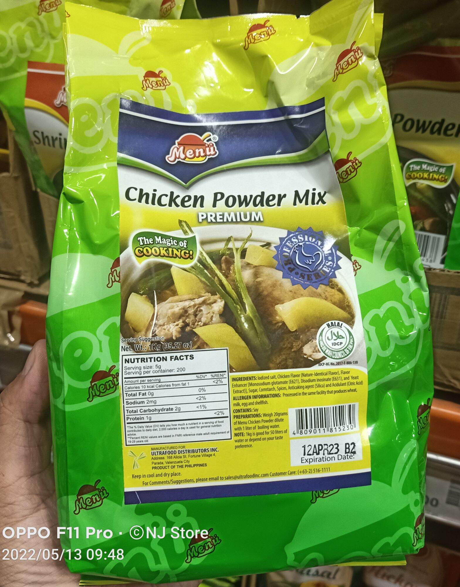 MENU PREMIUM CHICKEN POWDER MIX 1Kg. Lazada PH