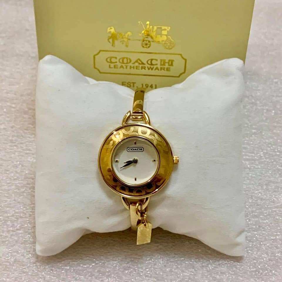 Coach Original Women'S Stainless Steel Quartz Watch Luminous