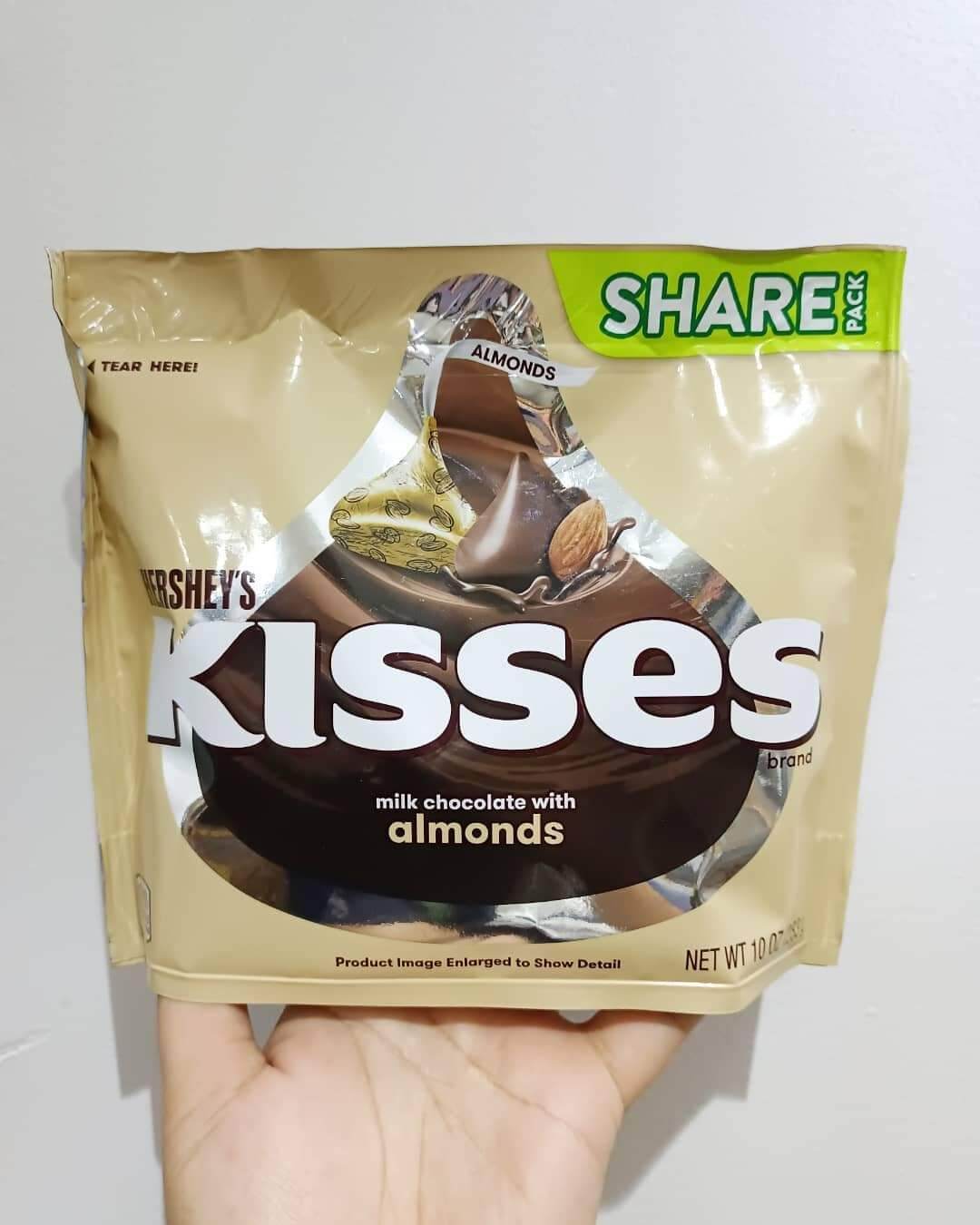 hershey's kisses milk chocolate with almond 283g Lazada PH