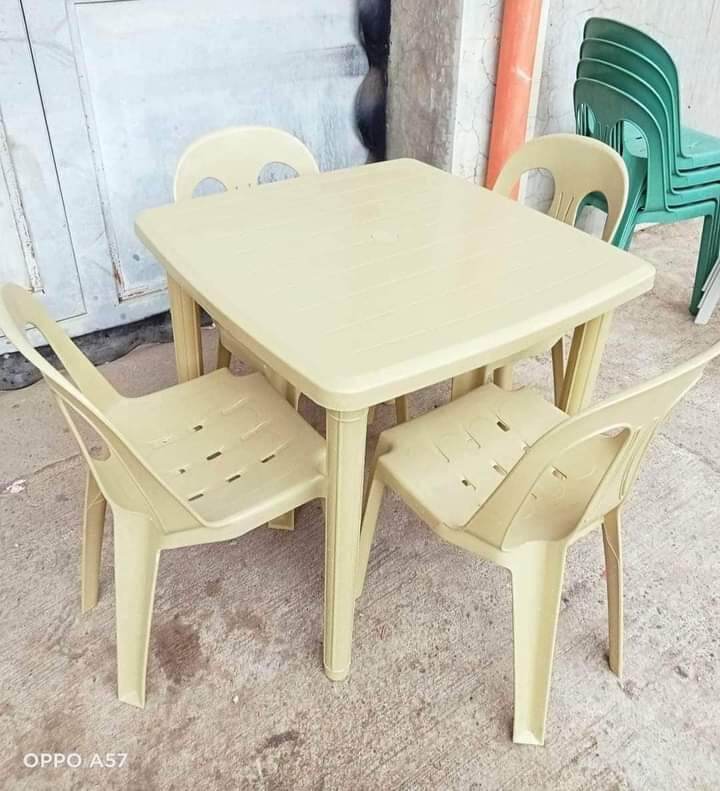 Monoblock table and chair discount