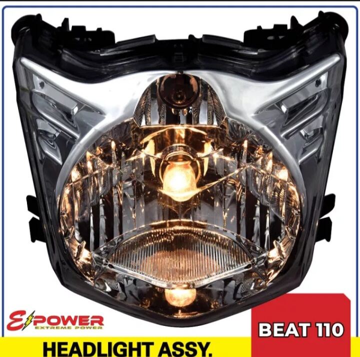 HONDA BEAT 110 HEADLIGHT ASSY. (KVY901) E POWER Lazada PH