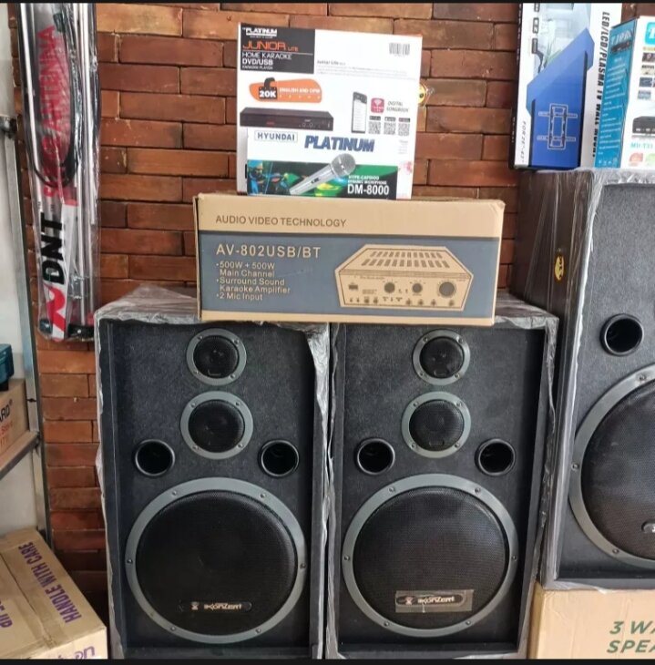 Konzert pair speaker complete karaoke set (d12 2way/3way + 502/602