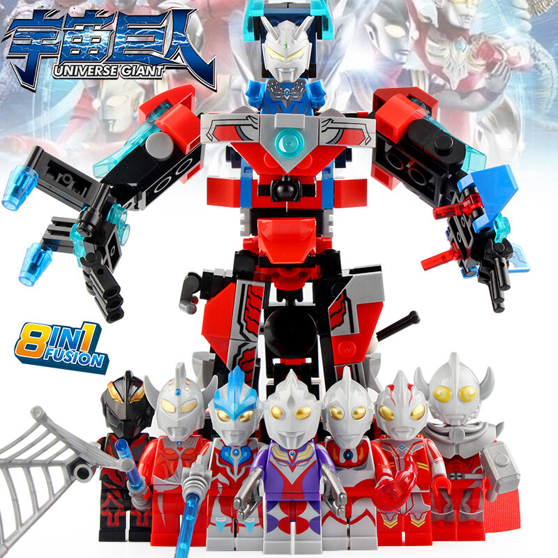 Lego Ultraman Building Blocks Doll Universe Superman Hero Sairodi ...