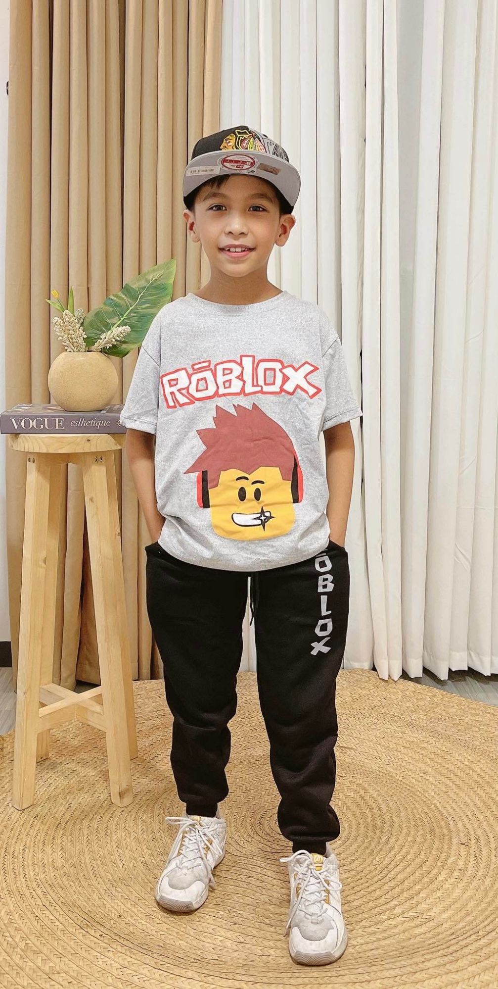 ROBLOX T-SHIRT TERNO FOR BOY KIDS/(fit up to 7-10 years old)