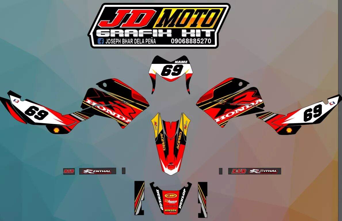 honda xr150 decals Lazada PH