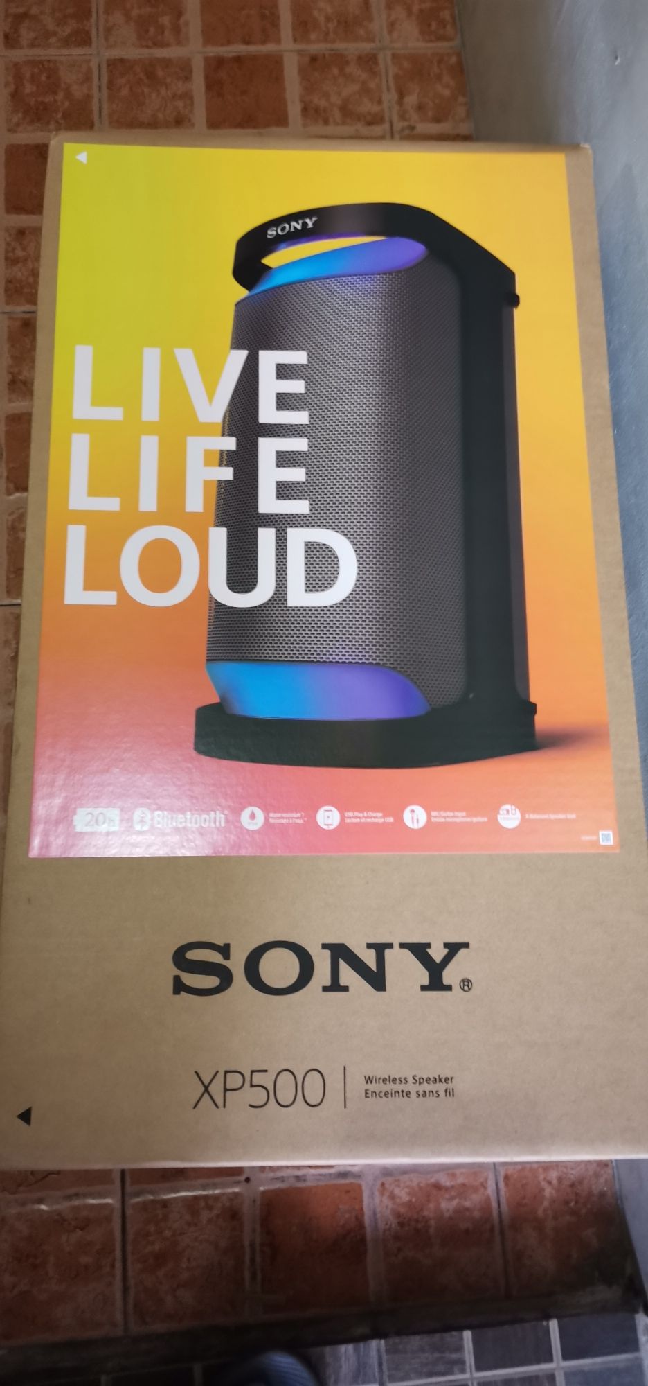 Sony Enceinte sans fil portable XP500 – X-series