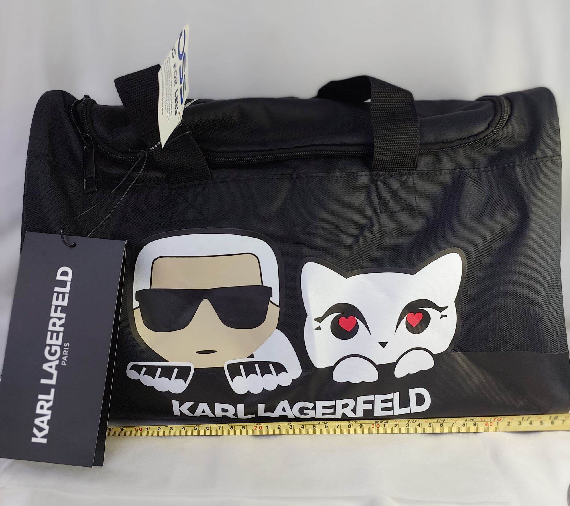 Karl Lagerfeld Paris Tavel /Duffel bag Large Capcity authentic Lazada PH