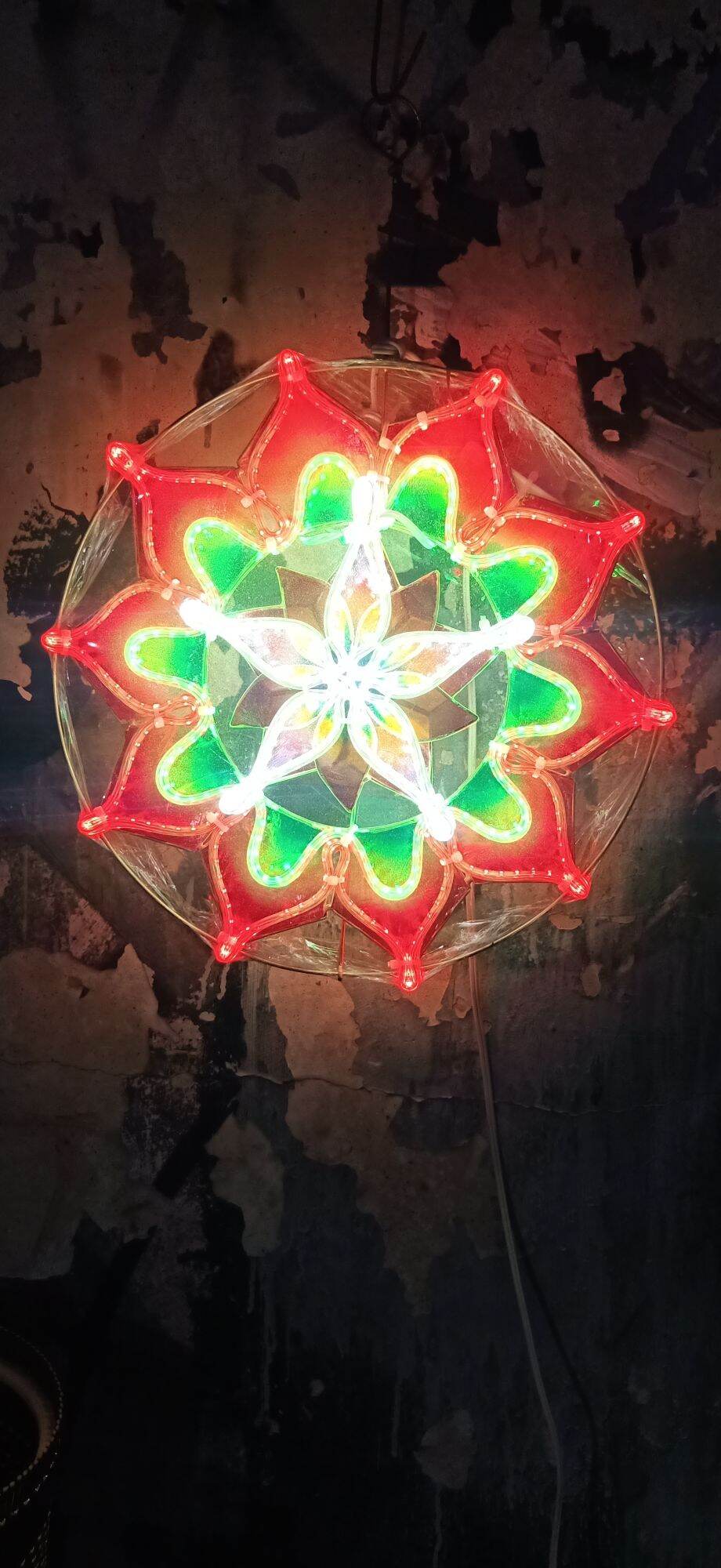 Capiz Lantern Or Budget Parol 13”Christmas Decor w/Led Light