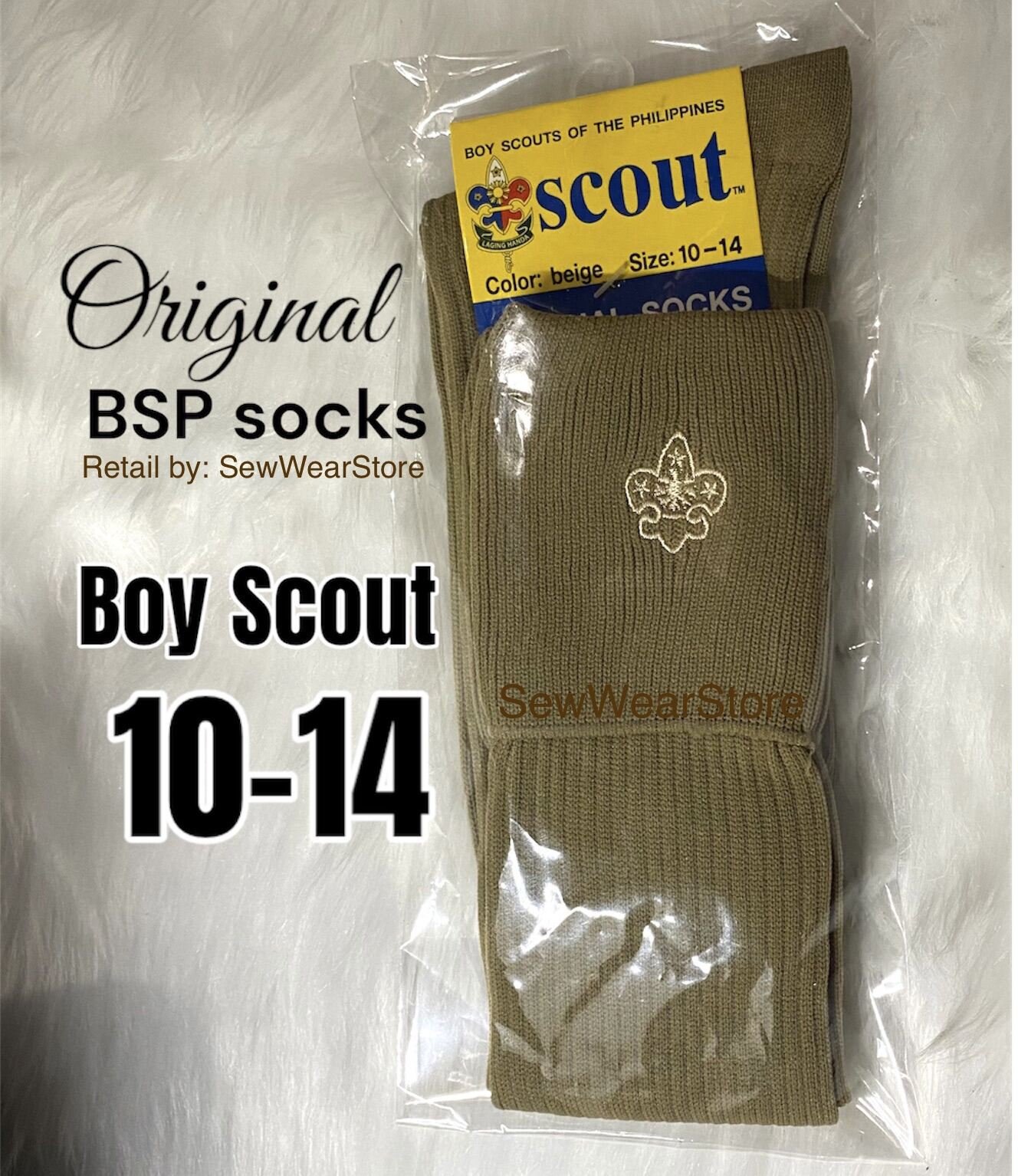Official Boy Scout Socks Beige Original Lazada PH