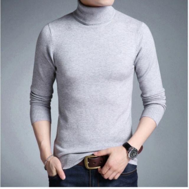 knitted turtle neck long sleeve for men's | Lazada PH