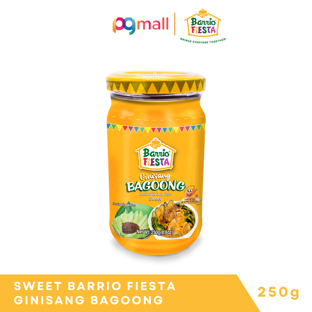 BARRIO FIESTA BAGOONG 250G X 3 ASSORTED PACK: REGULAR + SPICY +