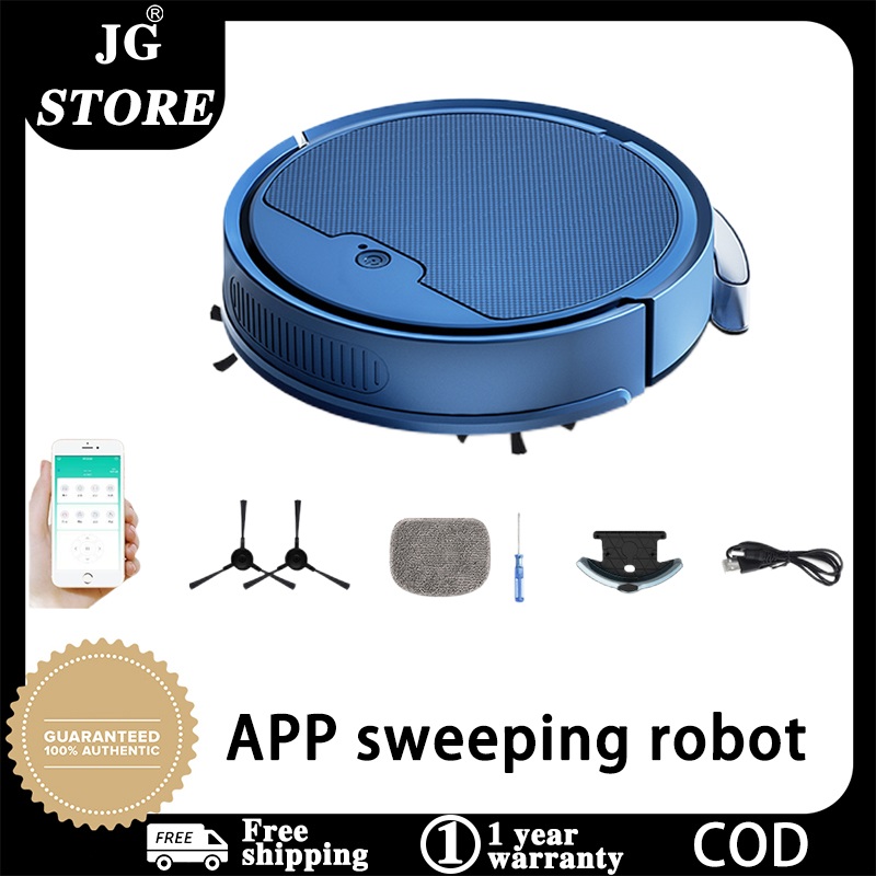 JG Robot Vacuum Cleaner with Powerful Suction and Wifi Control