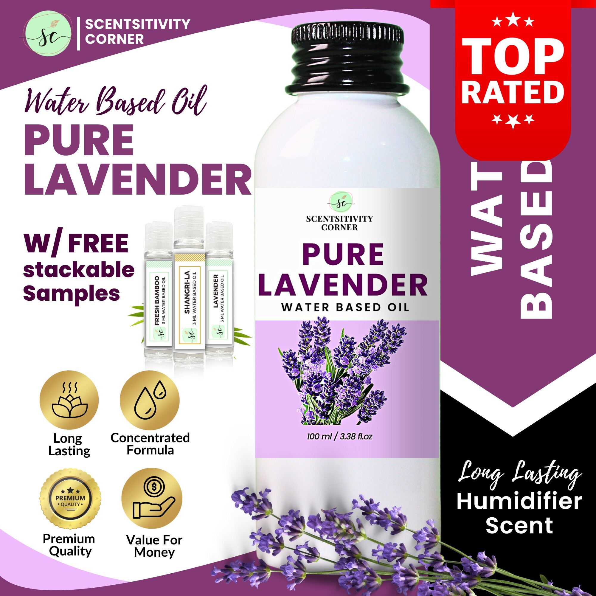 Lavender Oil Scent for Humidifier by Scentsitivity Corner