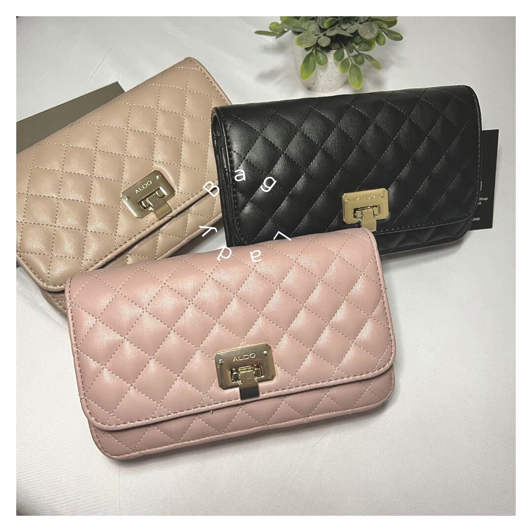 Aldo quilted flap bag