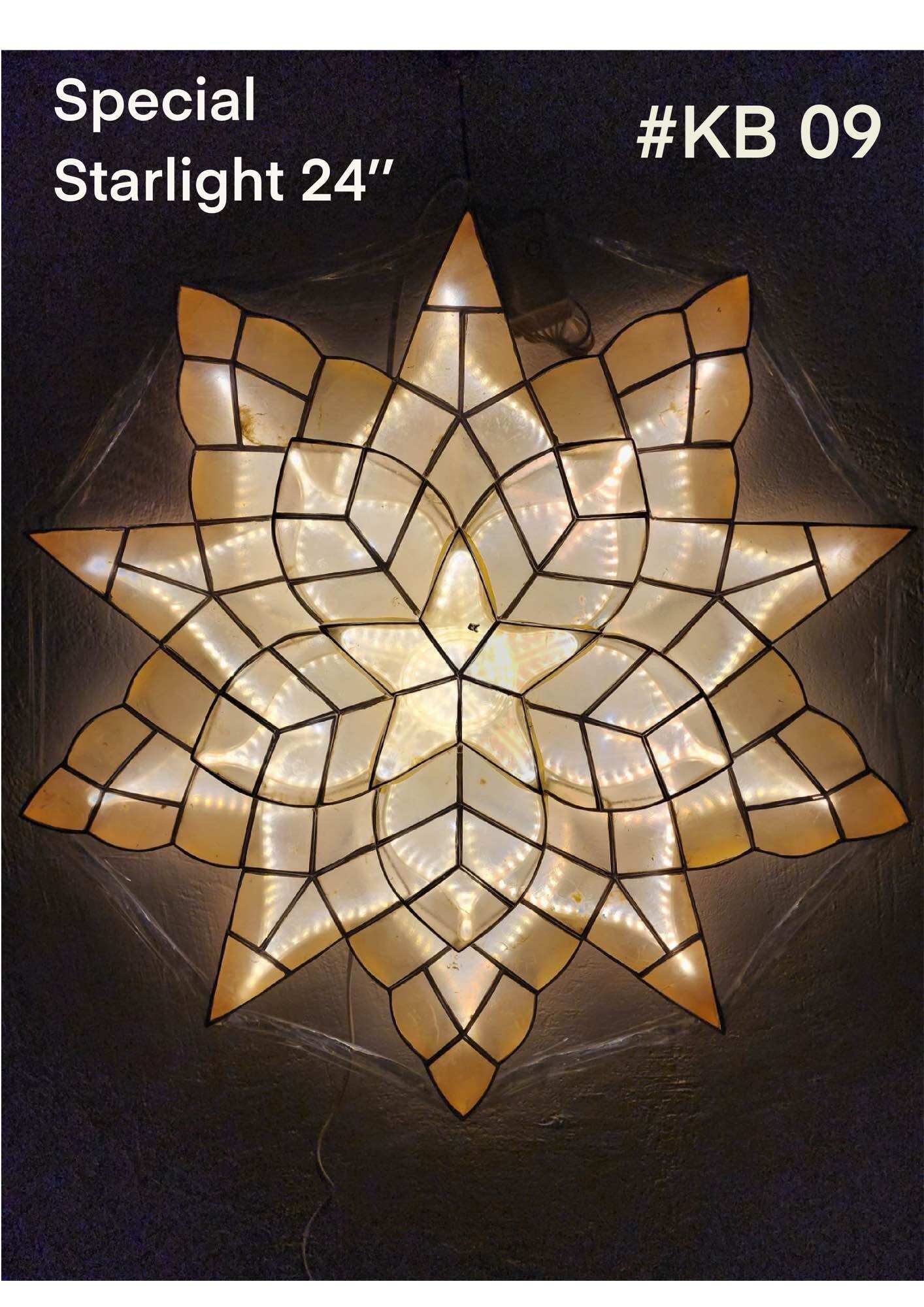 Parol 18” 24” inches Special Capiz Starlight for Christmas