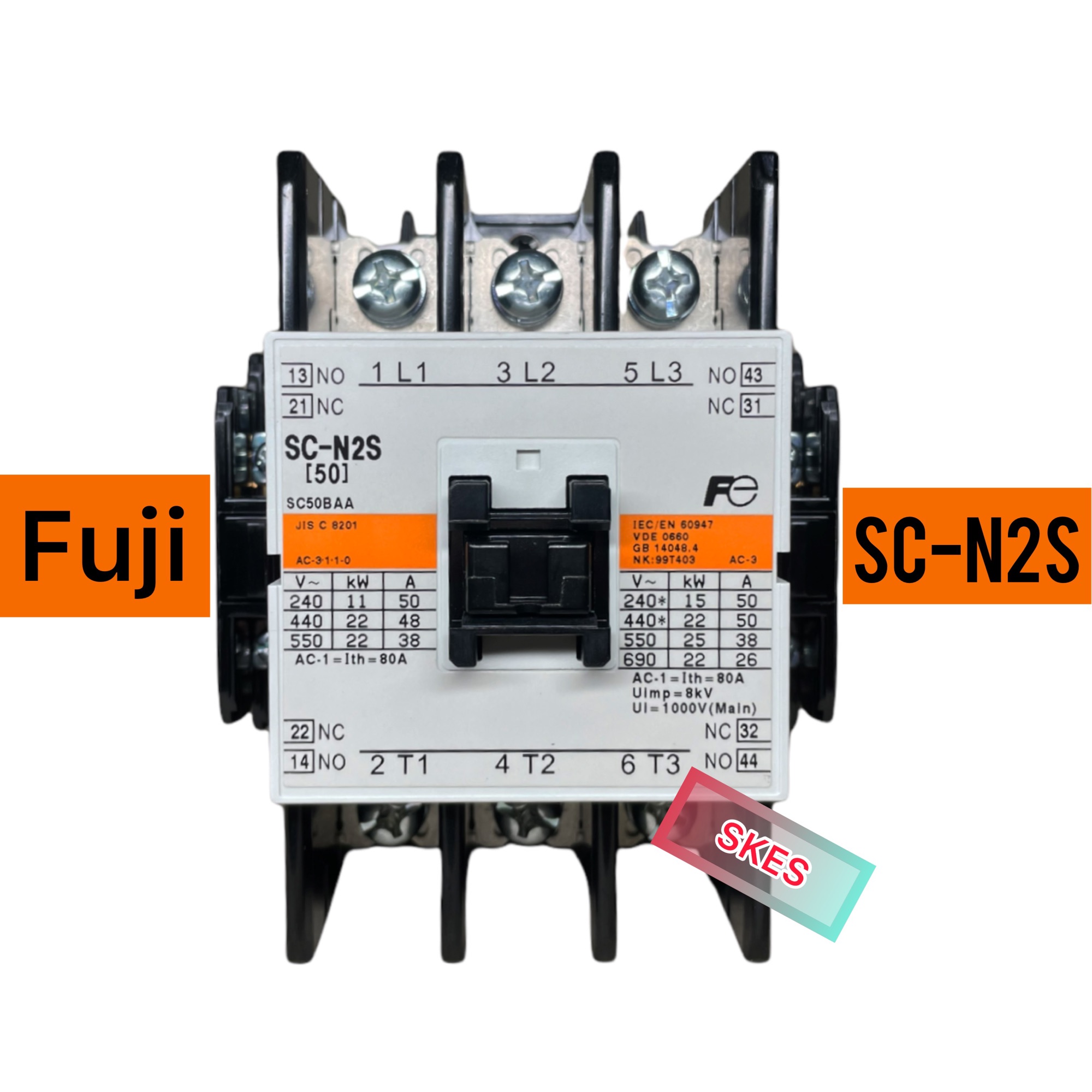 1PC New FUJI AC Contactor SC-N2 AC110V 2A2B 