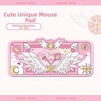 wkuk | Extra Large Magical Girl Sakura Mouse Pad Cute Office Desk Mat
