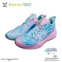 Veidoorn | Pokemon Collaboration Basketball Shoes Men Anti-Slip Shock Absorbing Breathable Design Rubber Sole Performance Training Game Shoes