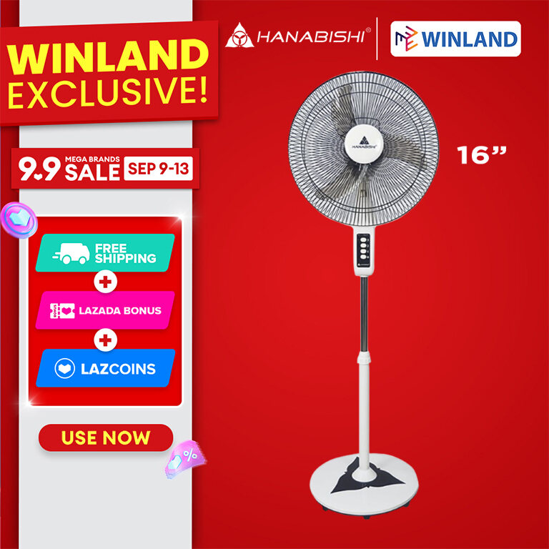 Hanabishi 16" Industrial Stand Fan